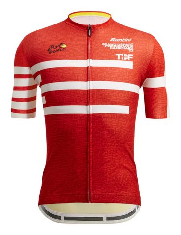 Santini Santini GRAN DÉPART COPENHAGUE Tour De France Özel Seri Bisiklet Forması RE94075CGDC2TDF - KIRMIZI / M