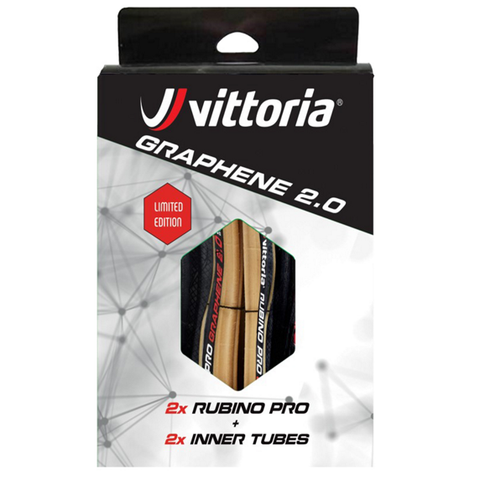 Vittoria Vittoria Rubino Pro 700x25C 1 Çift Katlanır Yol Bisikleti İç Dış Lastik Seti