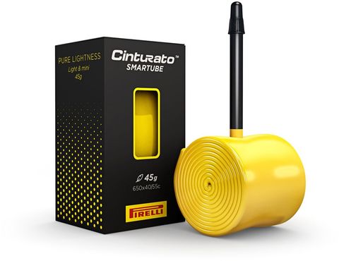 Pirelli Pirelli P Zero SmarTube Rennrad Schlauch Presta - 60 mm - yellow w / black valve - Größe 23/32-622