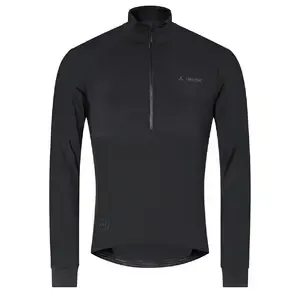 VAUDE VAUDE Kuro Halfzip Tricot Fietsshirt Lange Mouwen Zwart Heren S