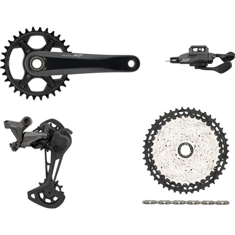 Shimano Shimano XT M8100 Gruppe 1x12 32 schwarz 175,0 mm/I-Spec EV/10-45
