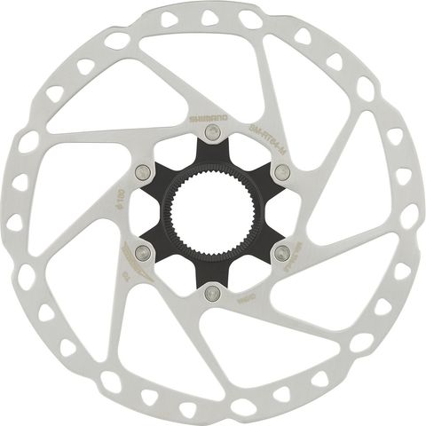 Shimano Shimano Bremsscheibe SM-RT64 Center Lock Magnet + Innenverzahnung für Deore silber schwarz 180 mm