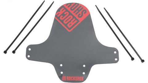 RockShox RockShox VR-Steckblech Fender MTB Schutzblech - schwarz rot - Mountainbike Spritzschutz