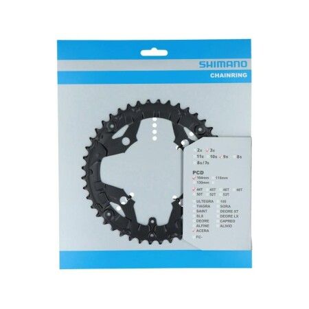 Shimano Shimano Aynakol Yaprak Alivio FC-T4010 V 44T BCD 104mm 9S Siyah