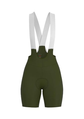 Sora Sora Haki Road Racer Askılı Kadın Bisiklet Taytı - YEŞİL / M