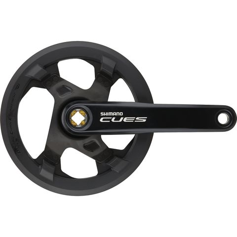 Shimano Shimano CUES Kurbelgarnitur FC-U4000-1 Vierkant mit Kettenschutzring schwarz 170,0 mm