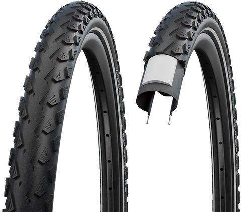 Schwalbe Schwalbe LandCruiser Plus Perform Draadband 26x2.00" PunctureG E-25 Green Compound Reflex zwart