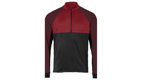 VAUDE Vaude Men's Qimsa Halfzip LS CARMINE / S