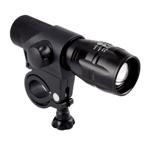 M-Wave M-Wave Apollon A 1.3 Batterie-Frontlicht 3 W CREE-LED Zoomfunktion Clip-On Halterung inklusive AAA-Batterien