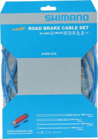 Shimano SHIMANO Bremszug-Set DURA-ACE - polymerbeschichtet, Blau