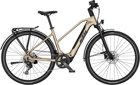 Ktm KTM Macina Sport SX 20 - 400 Wh - 28 Zoll - Trapez - 2027 - Platin Bronze Matt - Größe 51 CM
