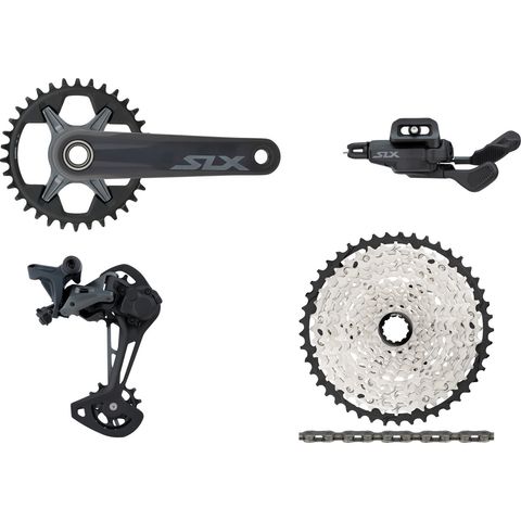 Shimano Shimano SLX M7100 Gruppe 1x12 34 schwarz-grau 175,0 mm/I-Spec EV/10-45