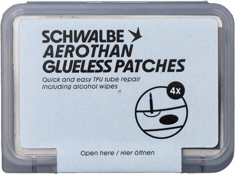 Schwalbe Schwalbe Aerothan Glueless Patches - transparent - Größe 1 x 4 selbstklebende Flicken