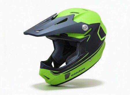 Asistan Asistan Full Face Tam Korumalı Kask 53-54 Yeşil