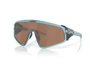 Oakley OAKLEY Latch Panel Sport Zonnebril Prizm Tungsten Lens Transparant Blauw