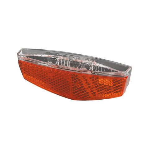 XLC XLC CL-R18 E-Bike LED bagagedrager achterlicht zwart transparant