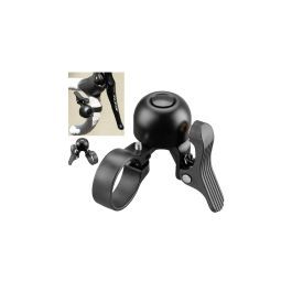 Briviga BRIVIGA Siyah Sol Taraf Drop Bar Bisiklet Zili (Bakır Alaşımı, 100dB, 27-30mm Yol Bisikleti Gidon Uyumlu 260103