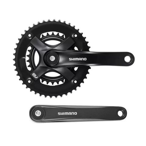Shimano Shimano FC-TY501-2 46-30t 170mm 7-8V 2li Aynakol Kapaksız Siyah