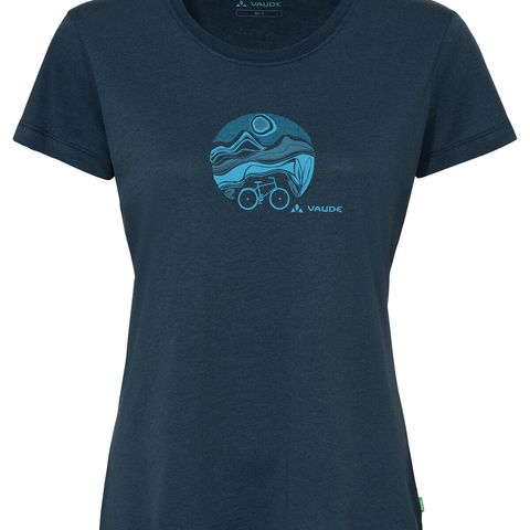 VAUDE VAUDE Dames Fietser T-shirt V dark sea/dark sea 34