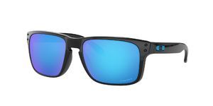 Oakley OAKLEY Holbrook Sport Zonnebril Polished Zwart met Prizm Sapphire Lens