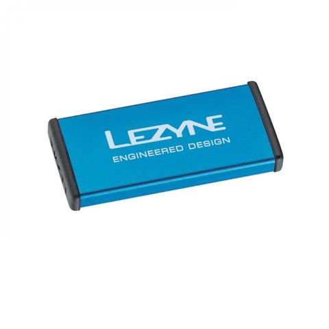 Lezyne Lezyne Reparaturset METAL Kit Alu 6 Schlauchflicken 1 Anrauher seitliche Öffnung blau-glänzend