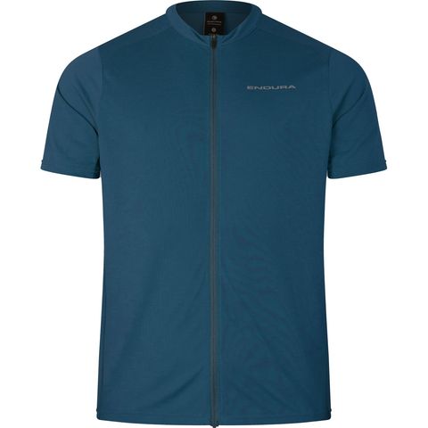 Endura Endura Loop S/S Zipped Trikot barra blue