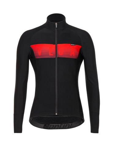 Santini Santini VEGA Unisex Kışlık Bisiklet Forması 9C216075RVEGA - SİYAH / XS