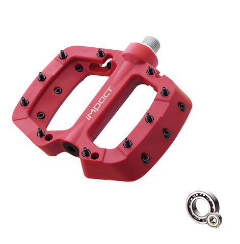 İmpact Impact Comp 2 Plastik Çift Rulmanlı Bisiklet Pedalı Farklı Renklerde PDL-308 PDL-309 PDL-310 - MAVİ