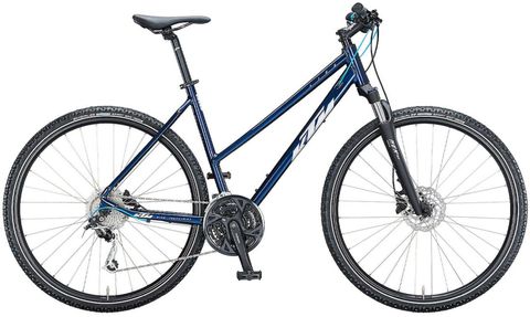 Ktm KTM X-Life Road - 28 Zoll - Trapez - ultimate dark blue matt (silver+blue) - Größe 51 CM