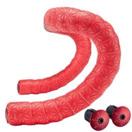 Supacaz Supacaz Gidon Bantı BT-19 Super Sticky Kush (Classic Red/Ano Red Gidon Tıpası)