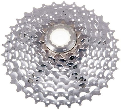 Shimano Shimano Kassette Deore XT CS-M770 9-fach, 11-32 Zähne - grau - Größe 11-32 Zähne