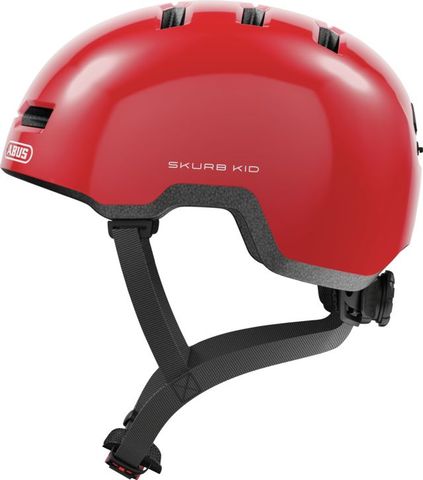 Abus Abus Skurb Kid - shiny red - Größe 50-55 cm (M)