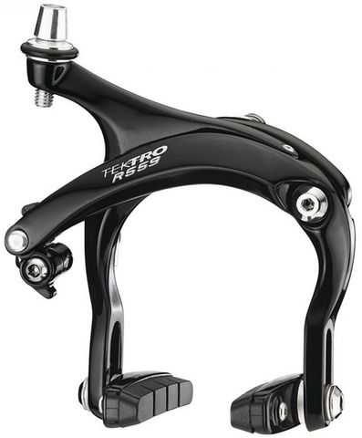 Tektro Tektro Rennbremsen-Set R-559 Long Arm - Aluminium, schwarz eloxiert, mechanisch, Quick Release für breite Reifen, Cartridge-Bremsschuhe, Set VR/HR