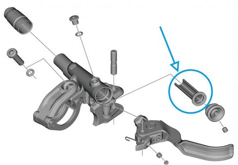 Shimano SHIMANO Bremshebel-Membran Y1XK9801T - hydraulische Scheibenbremse