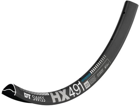 DT Swiss DTSwiss DT Swiss Felge HYBRID HX 491 27,5" 28 Loch Schwarz - robuste E-MTB-Felge