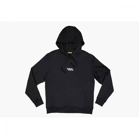Race Face Race Face Logo Hoodie, black, L schwarz - bequemer Kapuzenpulli für Biker und Alltag