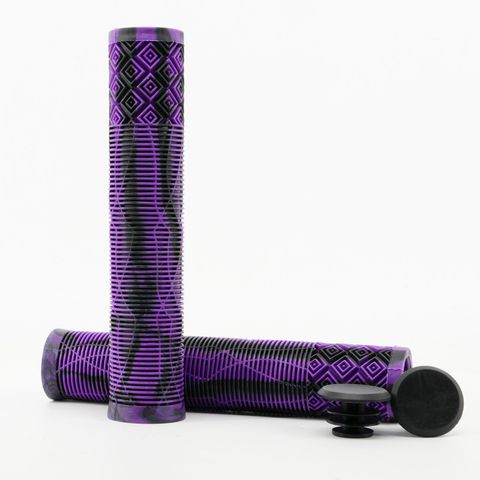 Evo Evo Bmx/Mtb 165mm Kauçuk Uzun Bisiklet Elcik Mor-Siyah