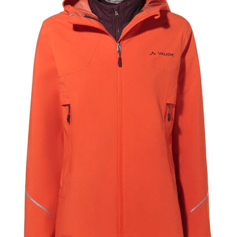 VAUDE VAUDE Dames Yaras 3in1 Jas oranje 36