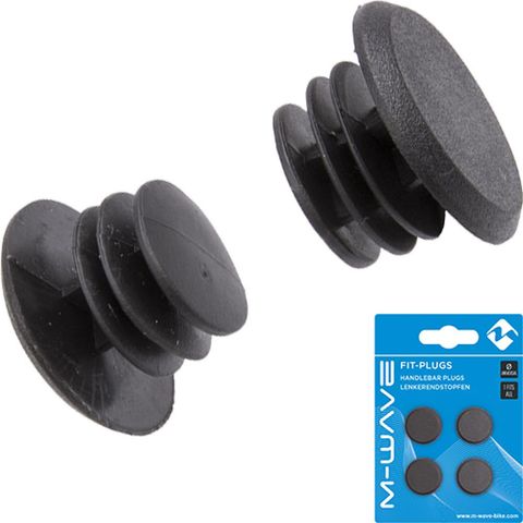 M-Wave MWave M-WAVE Lenkerstopfen FIT-PLUGS Kunststoff schwarz