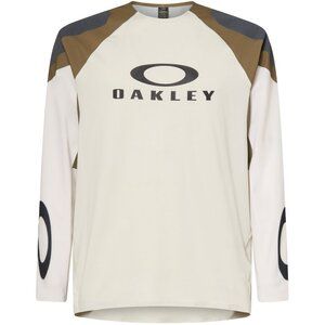 Oakley OAKLEY Seeker Edge MTB Fietsshirt Lange Mouwen Beige/Groen