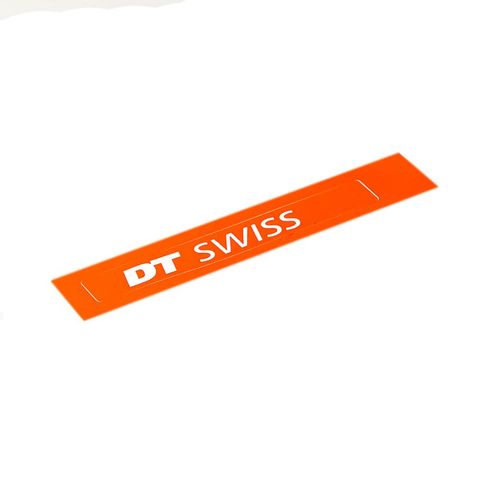 DT Swiss DT Swiss Aufkleber DT SWISS 100 x 15 mm Rot/weiß - präzises Branding für Laufräder