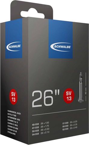 Schwalbe Schwalbe SV13 Schlauch 26 Zoll - 60 mm - schwarz - Größe 40/62-559