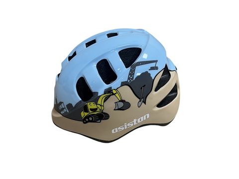 Asistan Asistan MA-2 Çocuk Bisiklet Kaskı S(48-52cm) Mat Kum-Mavi