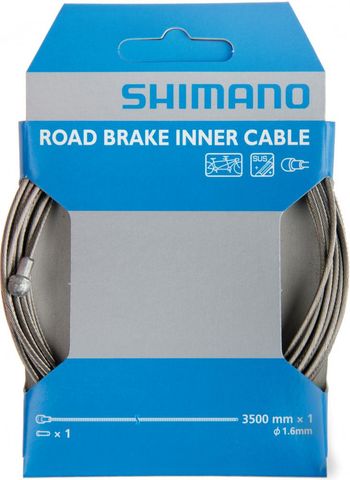 Shimano SHIMANO Bremszug Road/Tandem Edelstahl - 12 g, präziser Rennrad-Bremszug