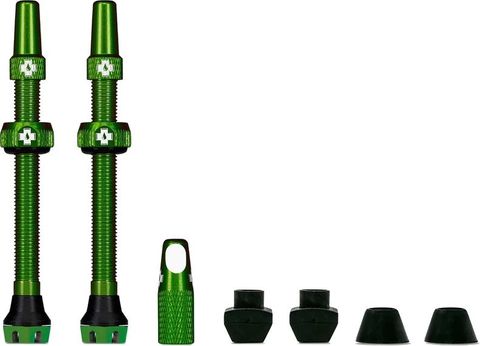 Muc Off Muc-Off Tubeless Valve Kit V2 Universal for MTB & Road - green - Größe 60 mm