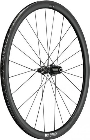 DT Swiss DTSwiss DT Swiss Laufrad PRC 1400 Spline 35 622x18 mm schwarz - leichtes Carbon-Performance-Laufrad