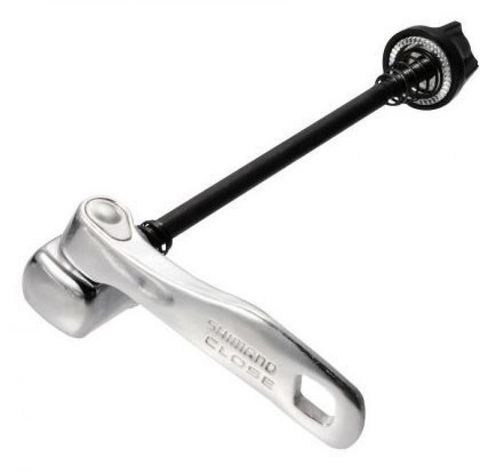 Shimano SHIMANO Schnellspanner 133 mm WH-R500 - zuverlässige Fixierung für Rennrad-Laufräder