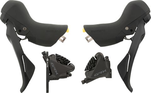 Shimano Shimano GRX v+h Set Scheibenbremse BR-RX400 + ST-RX400 schwarz links/rechts (seitenspezifisch)