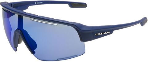 Cratoni Cratoni C-Matic NXT photochromic blue rubber/clear - blue mirror - blue rubber + clear with blue mirror