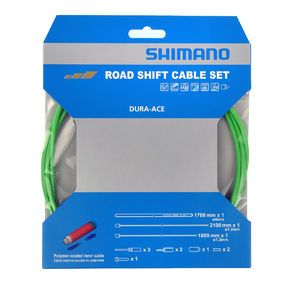 Shimano SHIMANO OT-SP41 Polymeer Race Derailleurkabelset Groen